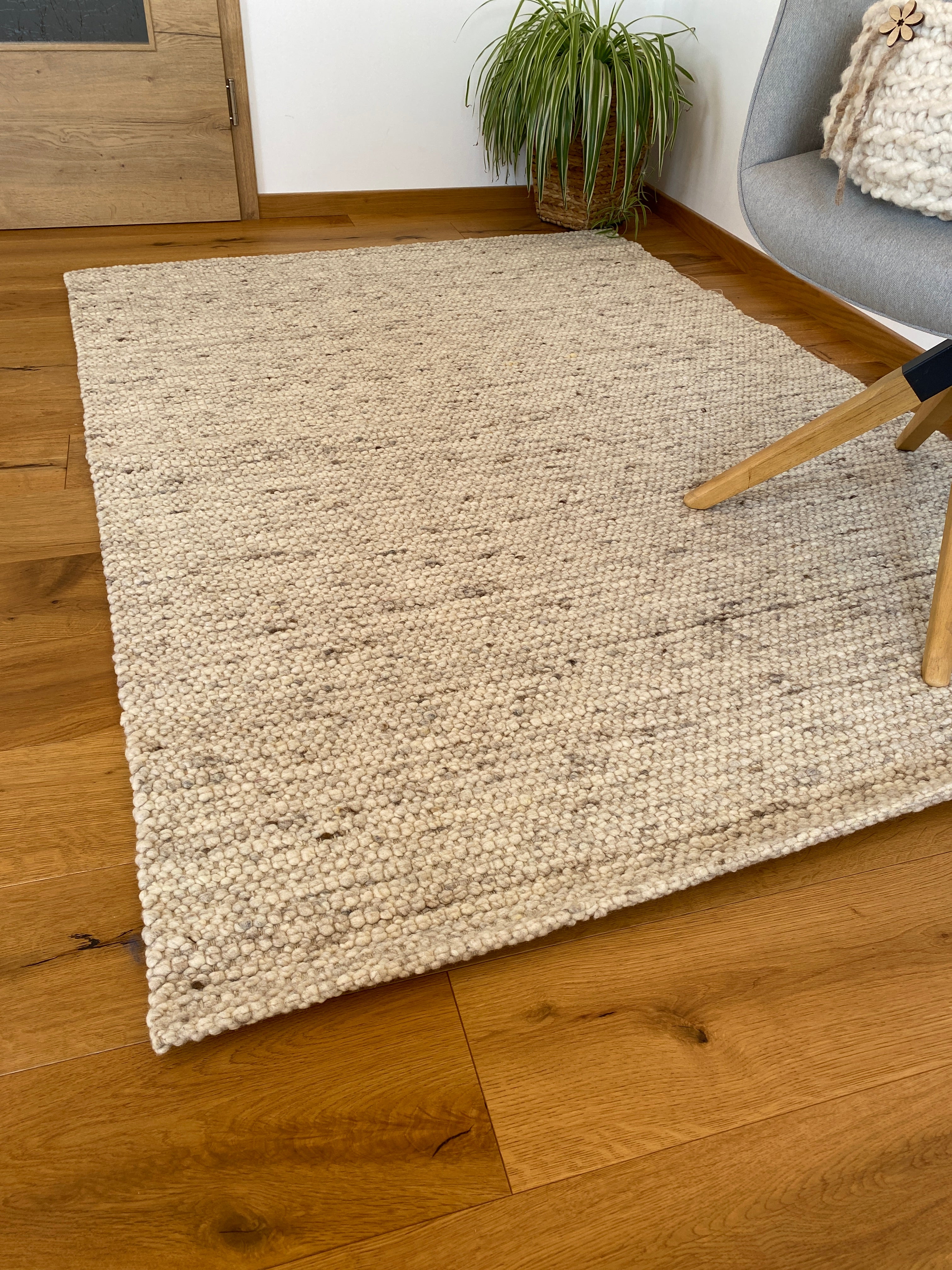 Teppich, naturweiß
