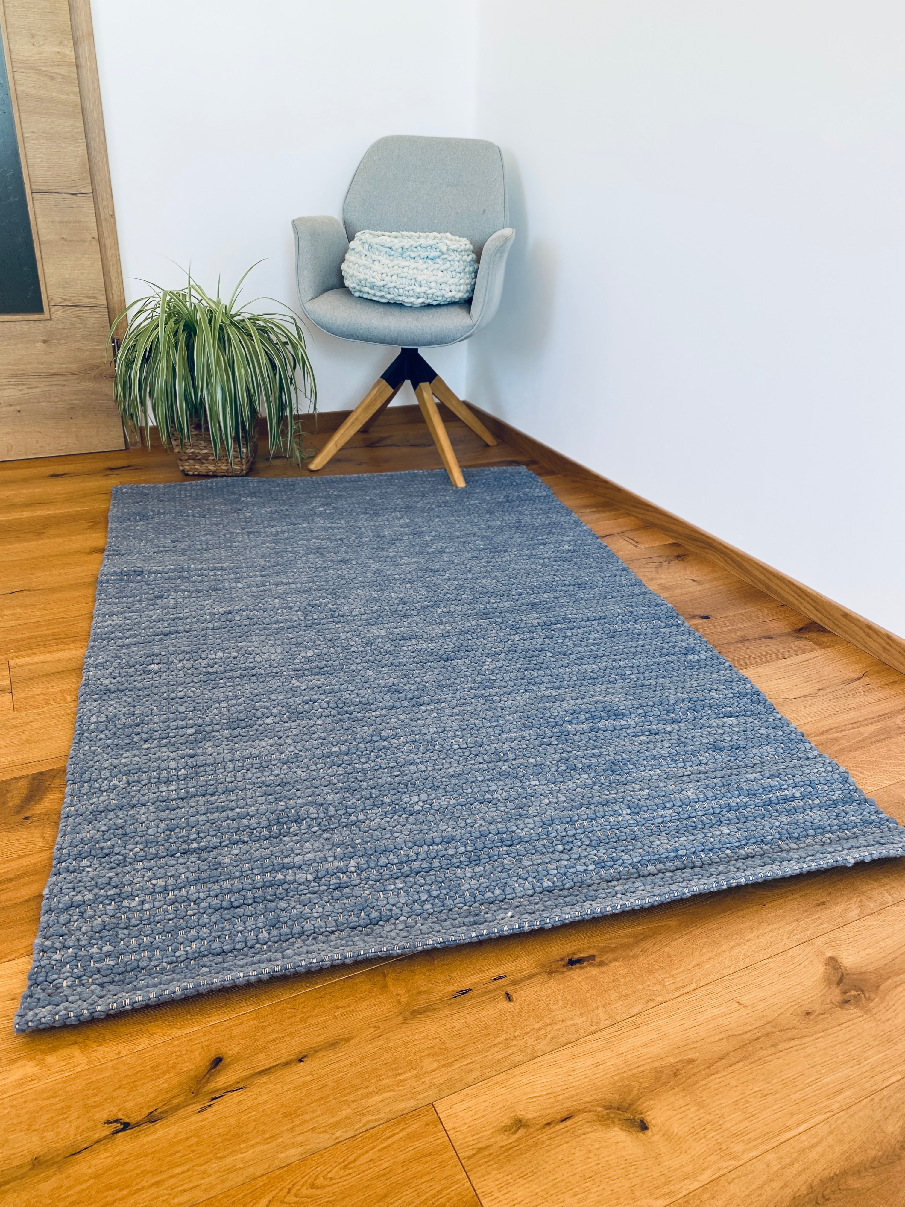 Teppich, naturweiß-braun