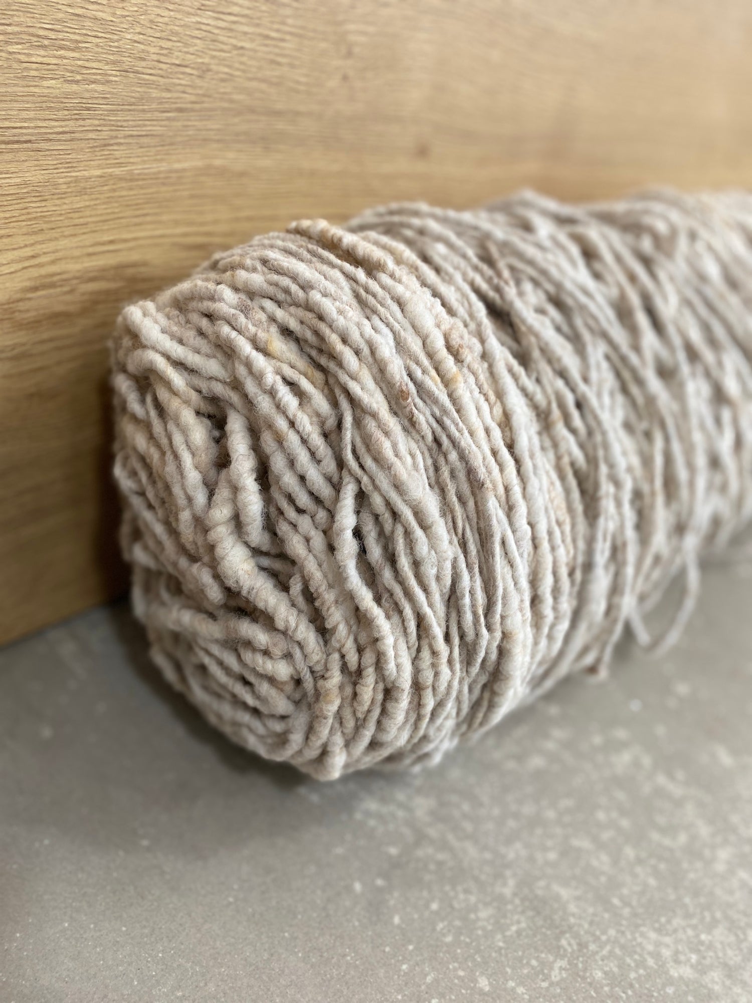 Braun meliert, extra dünn, ungefilzt