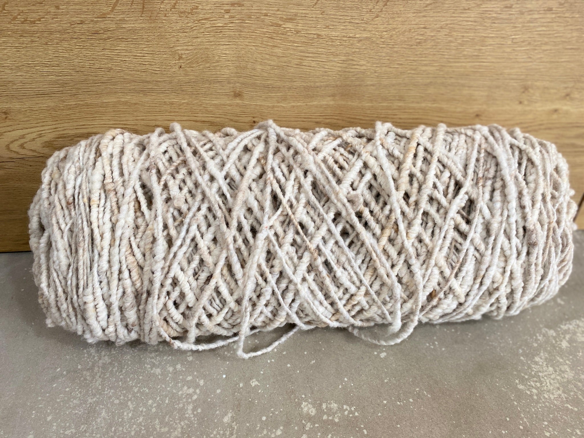 Braun meliert, extra dünn, ungefilzt