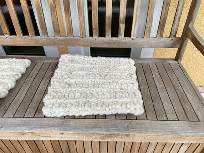 Sitzkissen naturweiß
