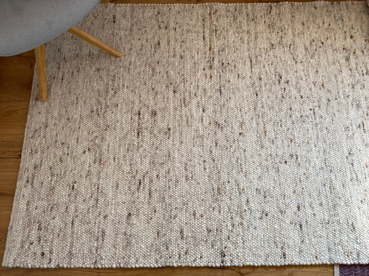 Teppich naturbraun meliert 140 x 217 cm