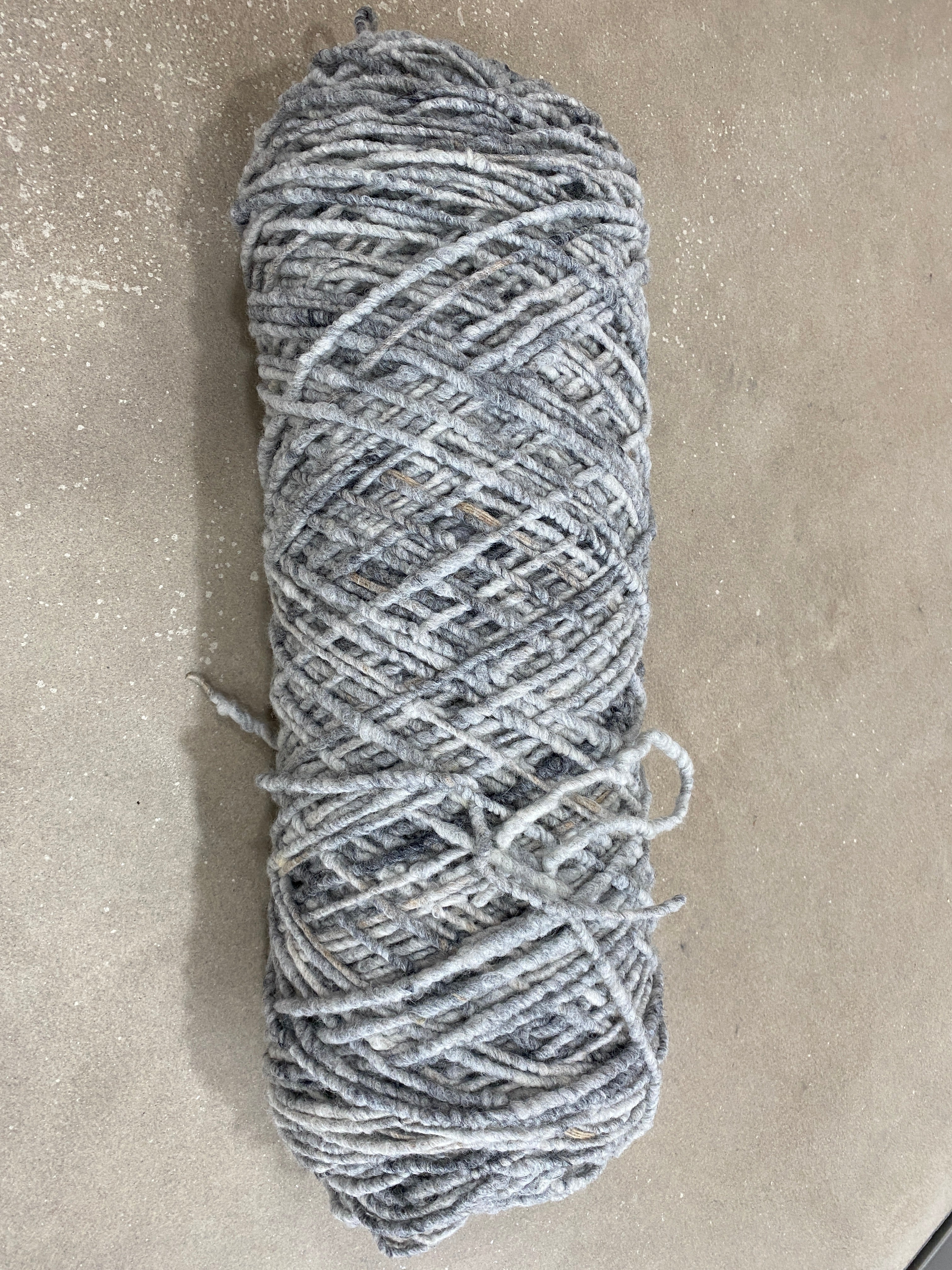 Kiesel-Grau, extra dünn gefilzt 2,3 kg