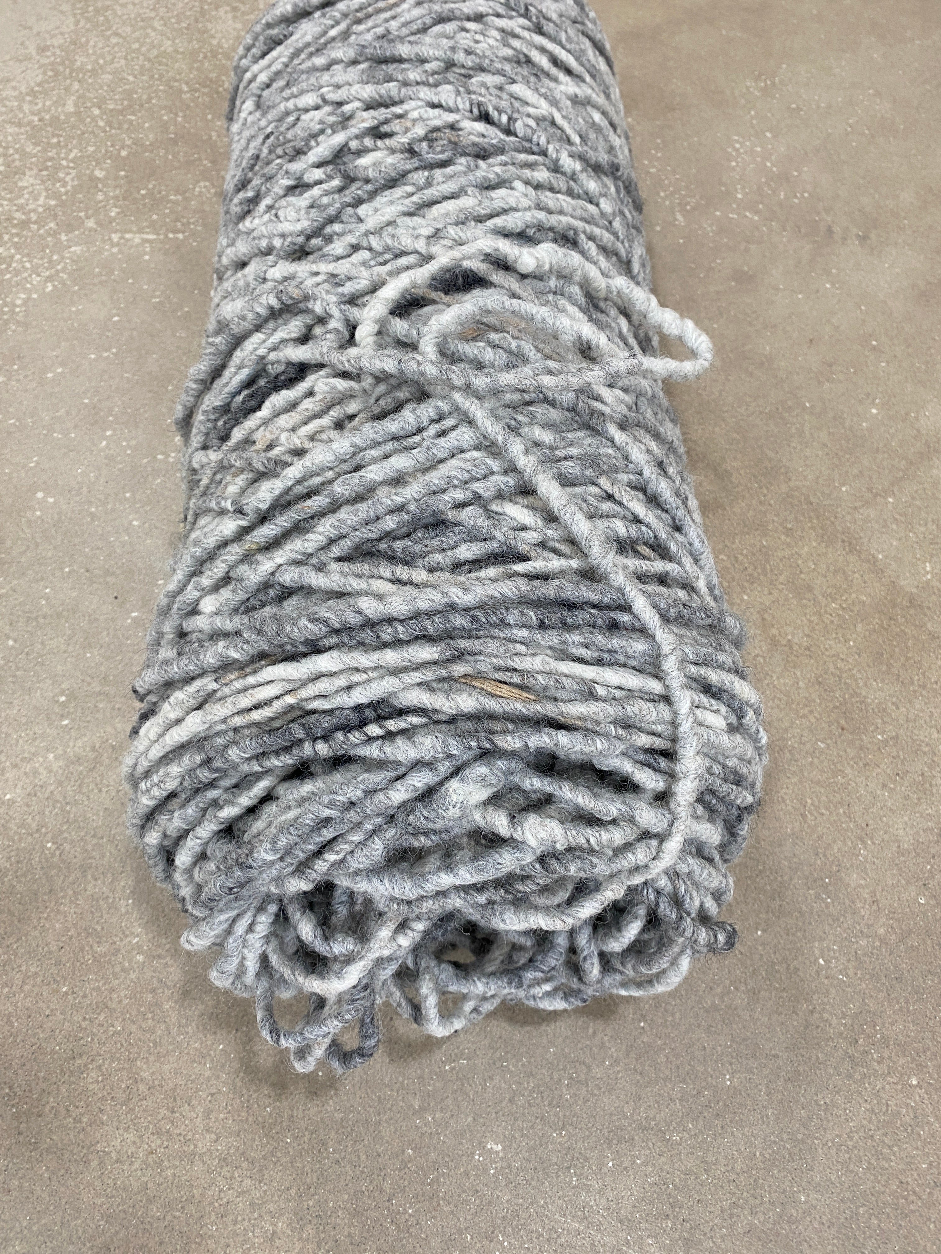 Kiesel-Grau, extra dünn gefilzt 2,3 kg