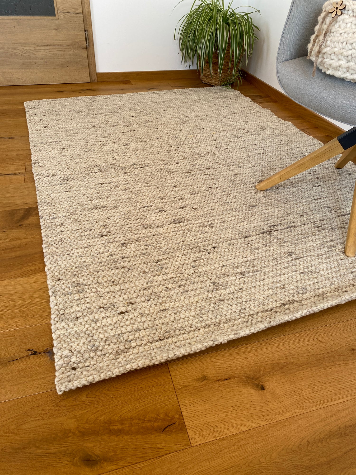 Teppich, naturweiß