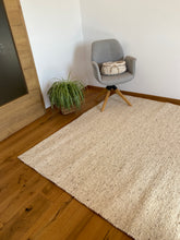 Teppich, naturweiß-rehbraun 200x330