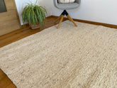 Teppich, naturweiß-rehbraun 200x330