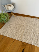 Teppich, naturweiß-braun meliert