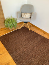 Teppich, Kaffeebraun meliert, 140 x 200