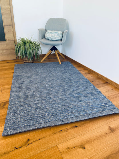 Teppich, naturweiß-braun