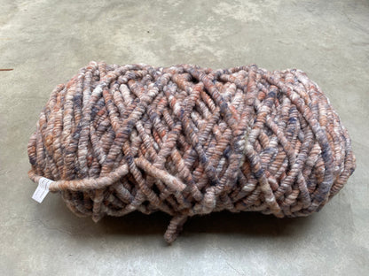 Nuss-/Rostbraun dick ungefilzt