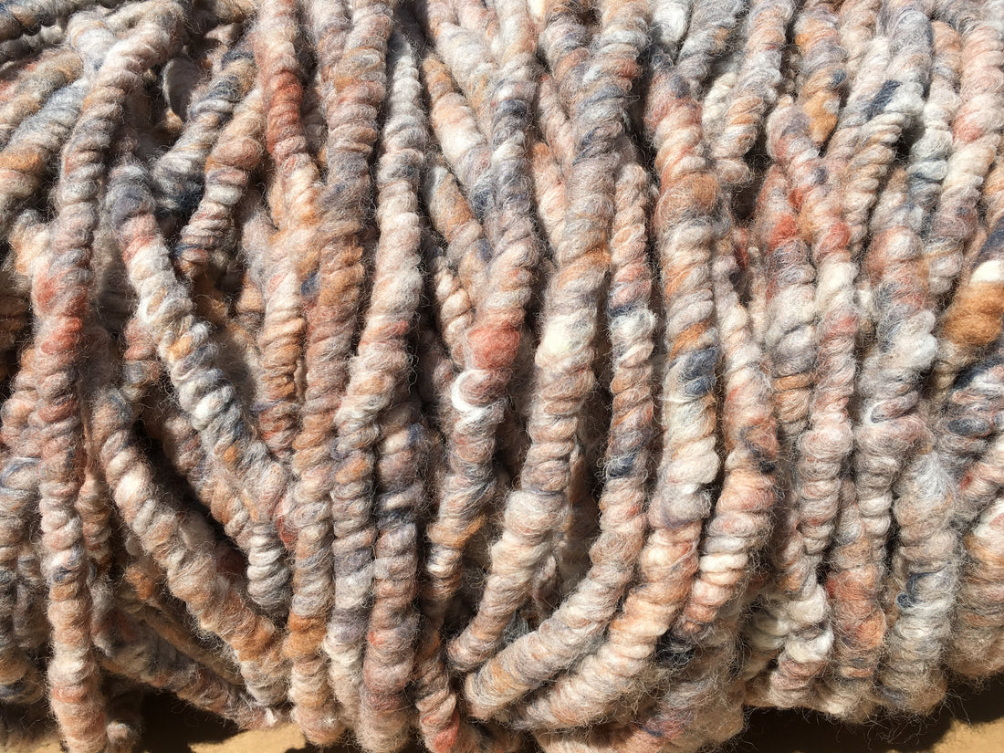 Nuss-/Rostbraun dick gefilzt