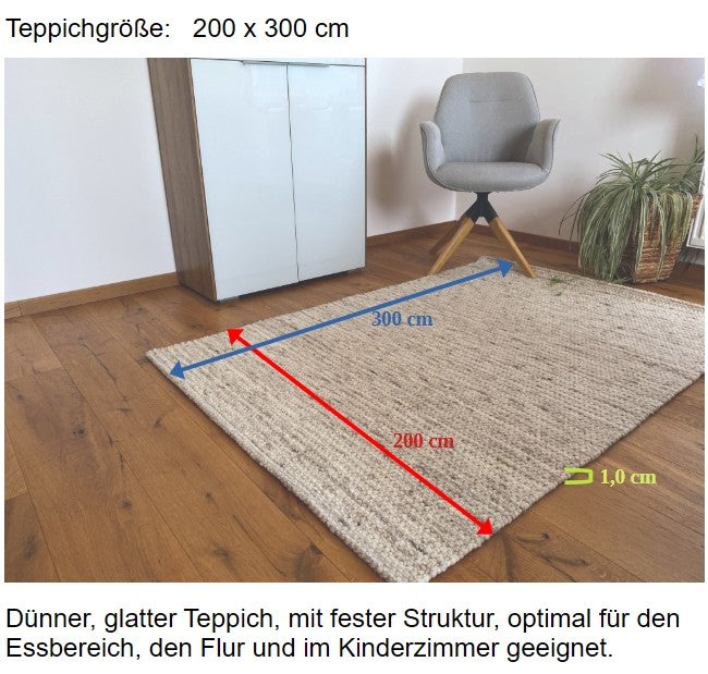 Teppich, naturweiß RÄUMUNGSVERKAUF
