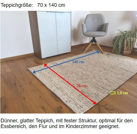 Teppich, naturweiß RÄUMUNGSVERKAUF