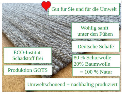 Teppich, grau meliert  - RÄUMUNGSVERKAUF